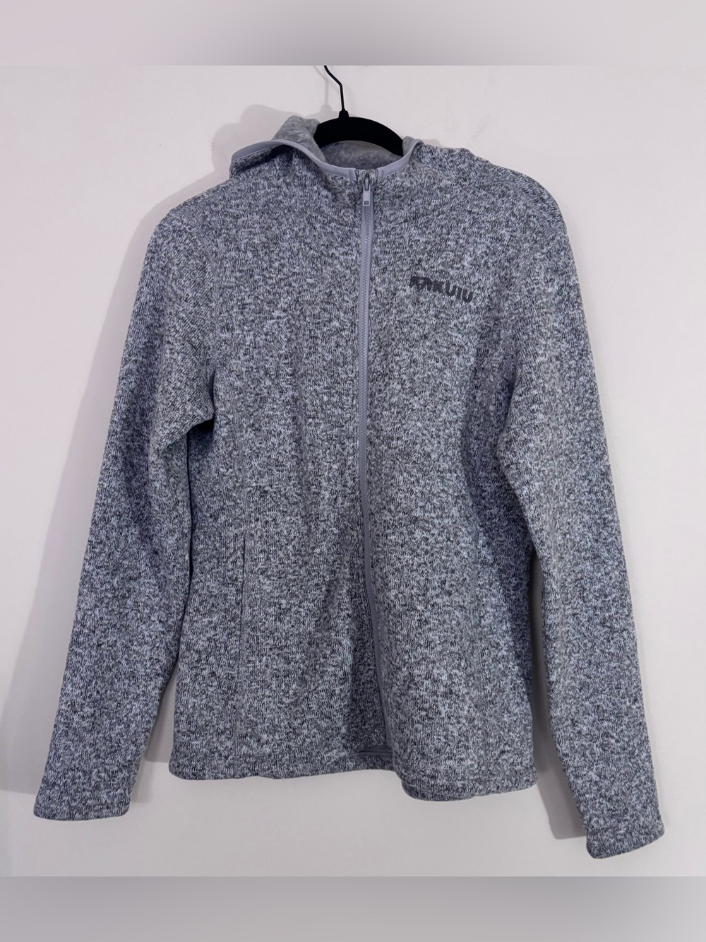 KUIU Base Camp High Loft Sweater Fleece Full Zip Hoodie Gray M